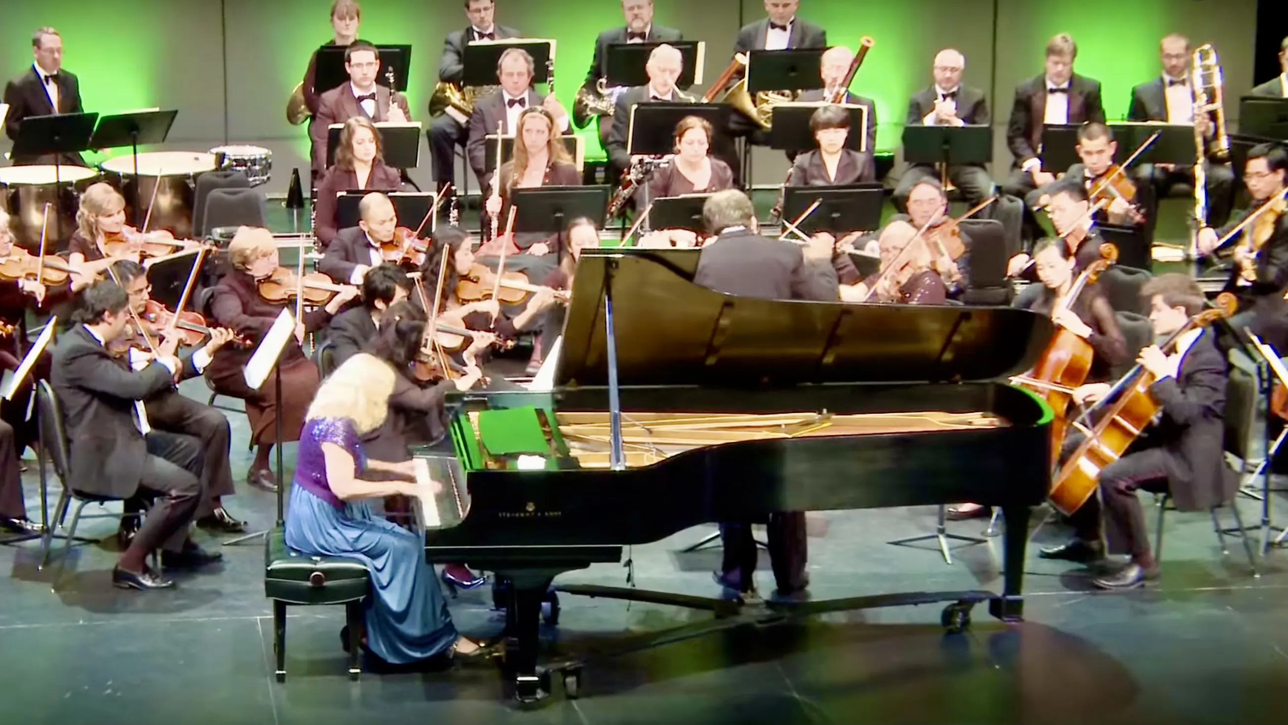 Grieg piano concerto, Christina Petrowska Quilico, Kindred Spirits Orchestra, Kristian Alexander, conductor.