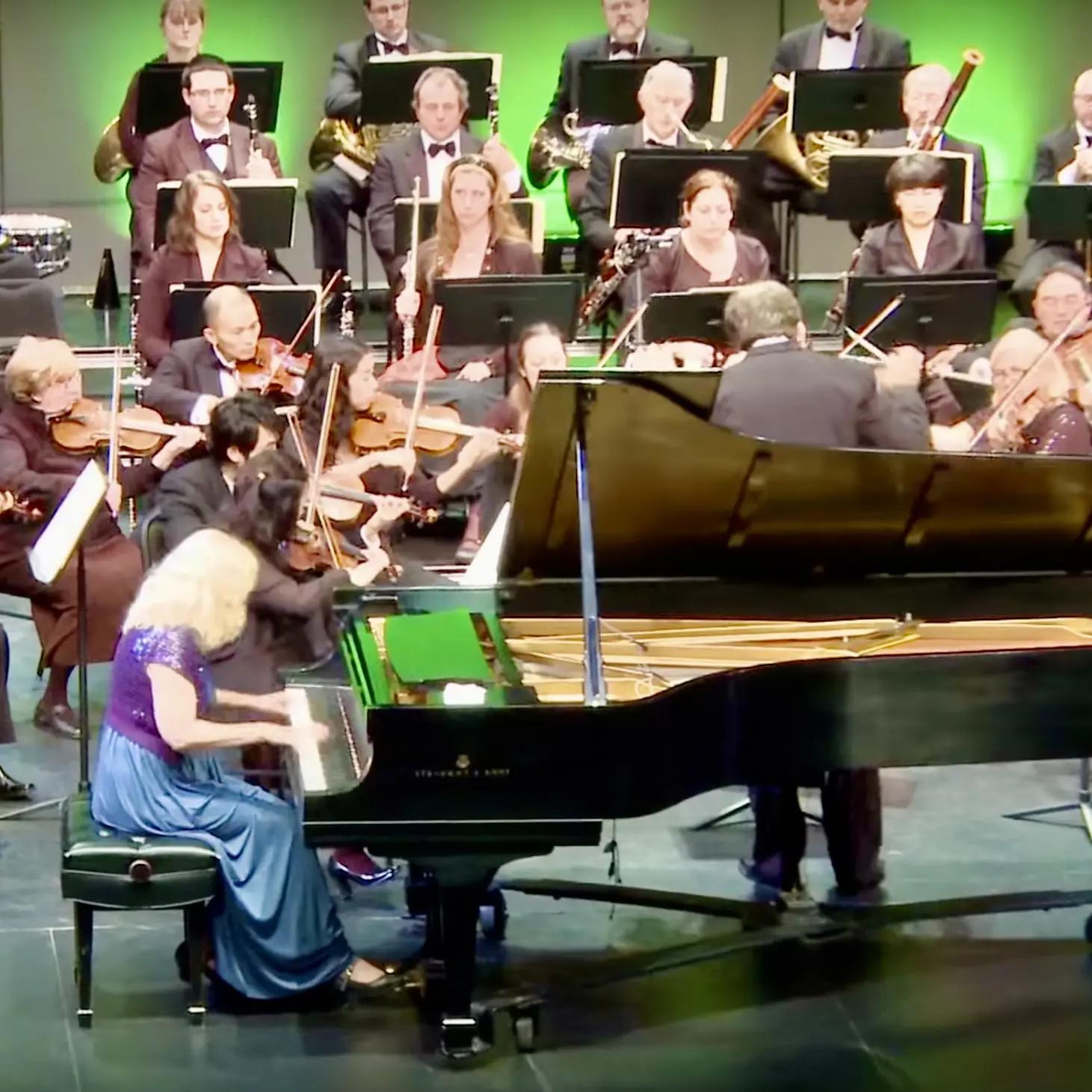 Grieg piano concerto, Christina Petrowska Quilico, Kindred Spirits Orchestra, Kristian Alexander, conductor