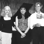 Christina and composer Ann Southam