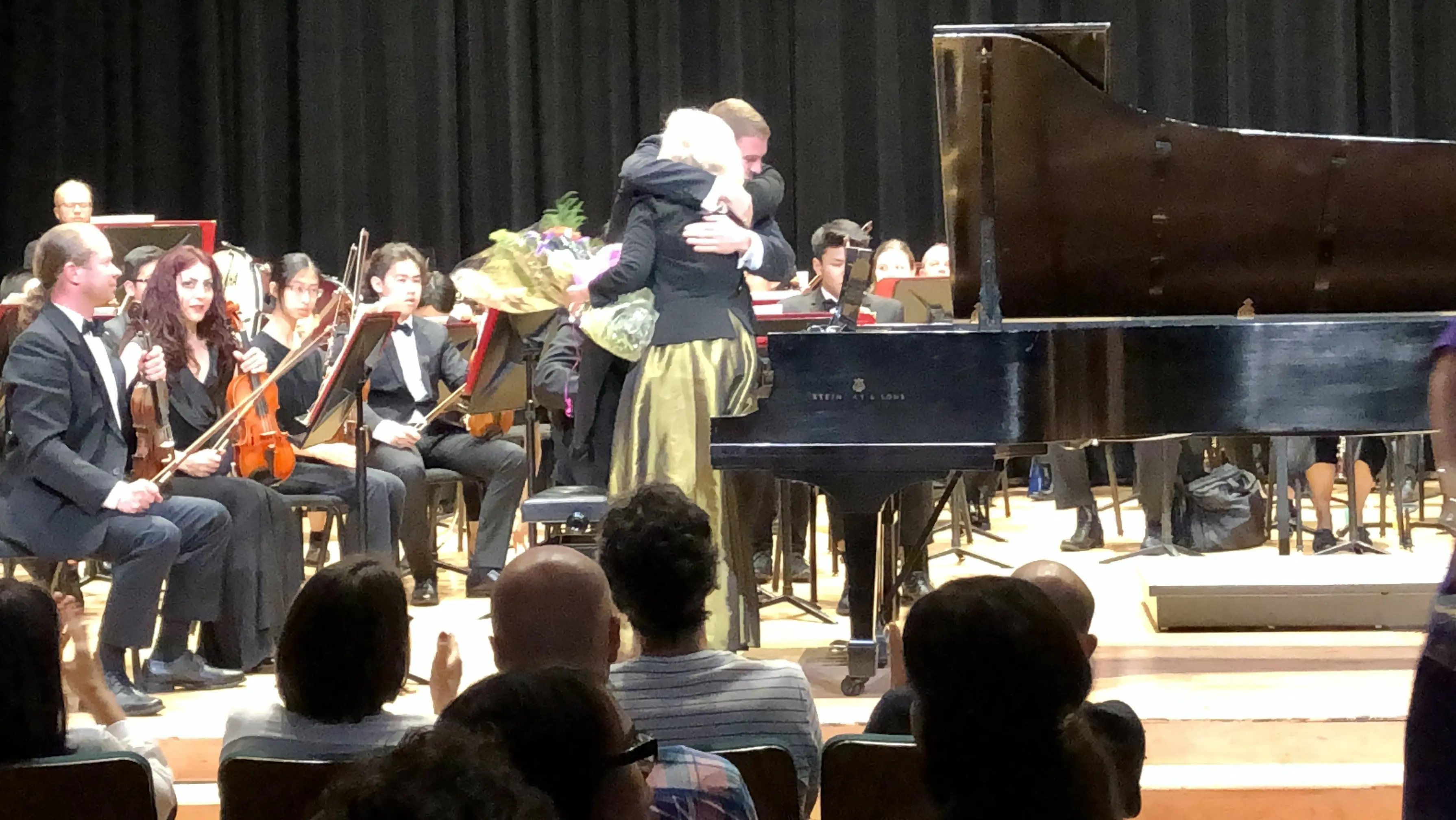André Mathieu piano concerto with KSO Symphony, Jiri Pedrilik, the very happy conductor, Christina Petrowska Quilico, piano, Glenn Gould Studio, Toronto, Canada.