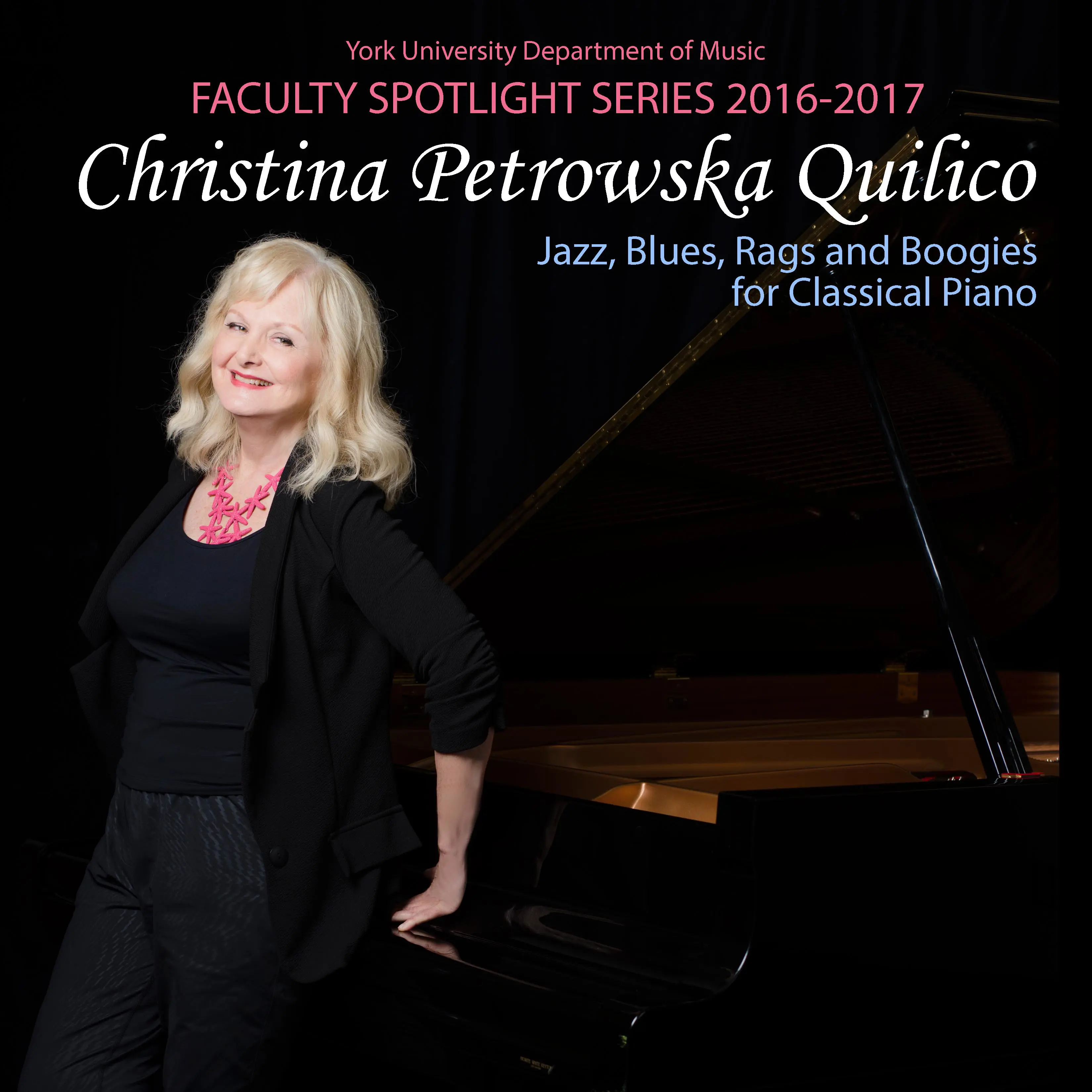 Christina at York University, Jazz, Blues, Rags and Boogies