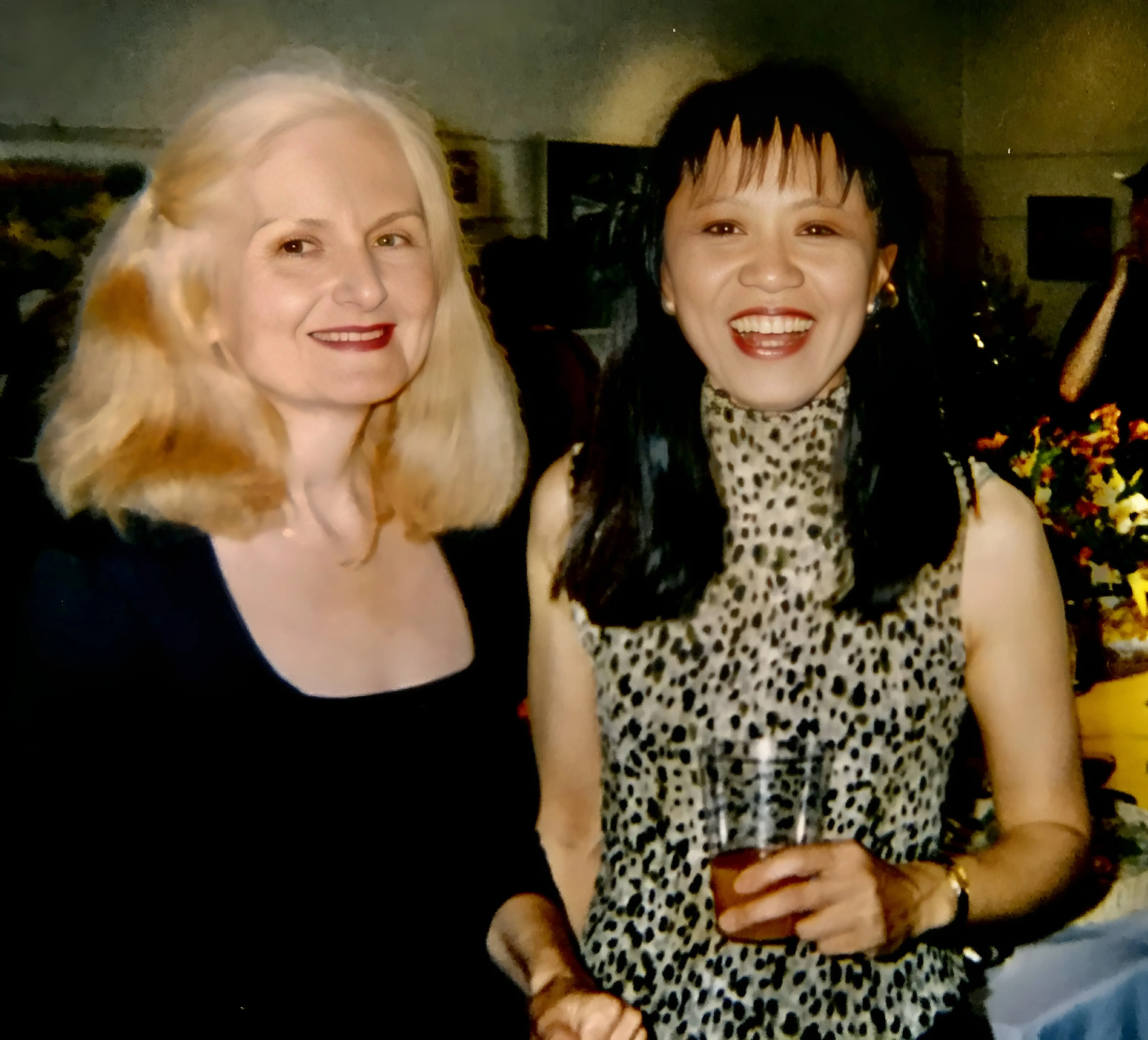 Christina and composer Alexina Louie